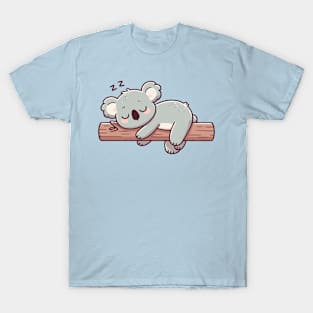 cute koala sleeping fast T-Shirt